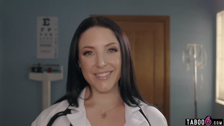 Huge Tits Doctor Angela White Gives Him A Physical Exam