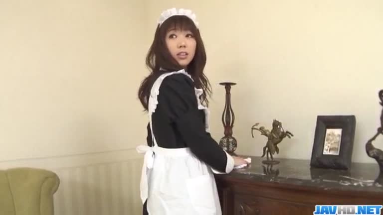 Aiuchi Shiori Japan Maid, Sucks Her Horny Master - More At Javhd.net