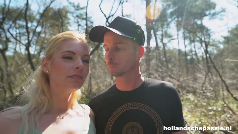 Dutch Blonde Anal In The Woods