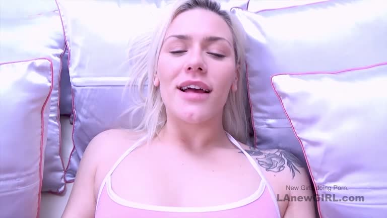 Cute Blonde Gets Cummy Pussy Hard Fucked In Studio