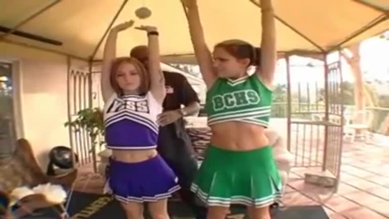 Hot Cheerleaders Allie Sin And Courtney Cummz Take On Bbc
